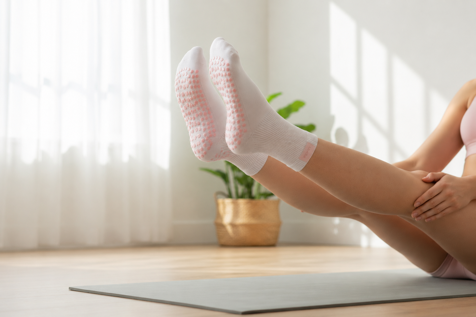 Luméa Pilates Socken – 3er Set
