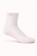 LUMÉA Pilates Socken – Rutschfest & Elegant (Weiß)
